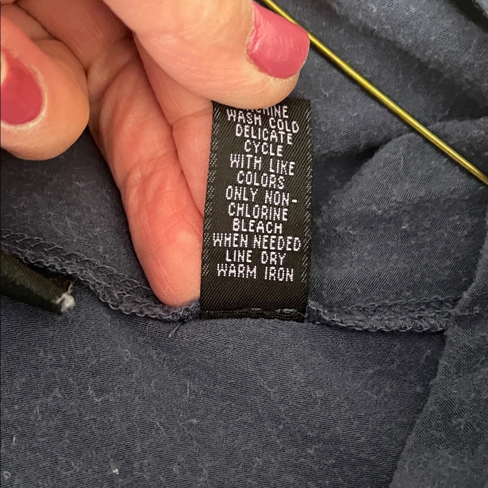 Blue Hooded Zip-Up Jacket - Picture 6 of 8